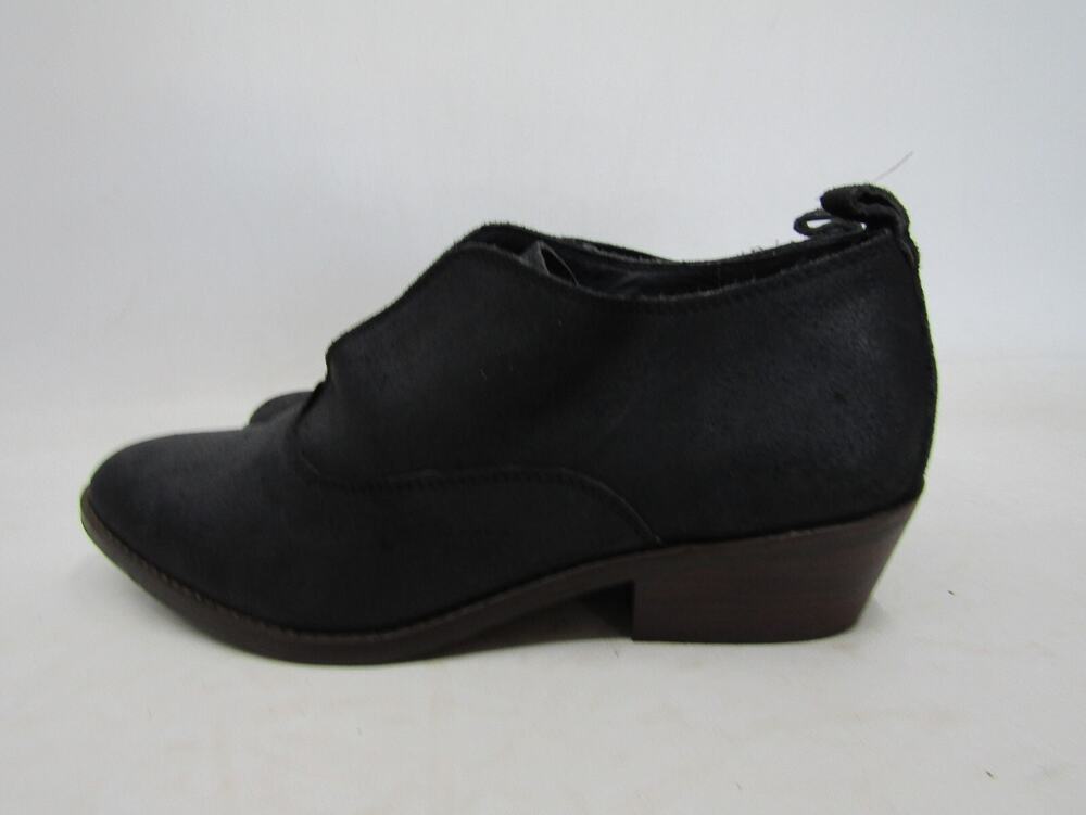 Lucky Brand Womens Size 10 M Black Leather Ankle Fashion Boots Bootie